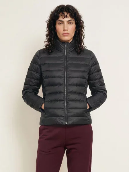Lacoste Kurtka Pikowana schwarz czarna