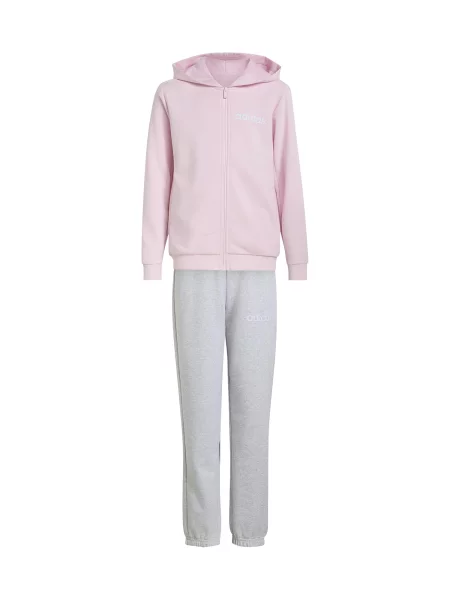 ADIDAS SPORTSWEAR Costum de trening ESSENTIALS gri amestecat / roz alb