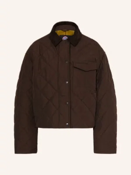 Canada Goose Prošívaná Bunda Terra tmavě hnědá
