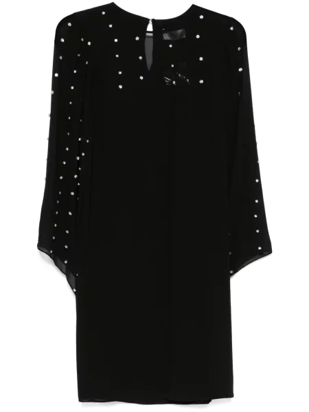 Rochie mini Nissa de cristal de costum negru
