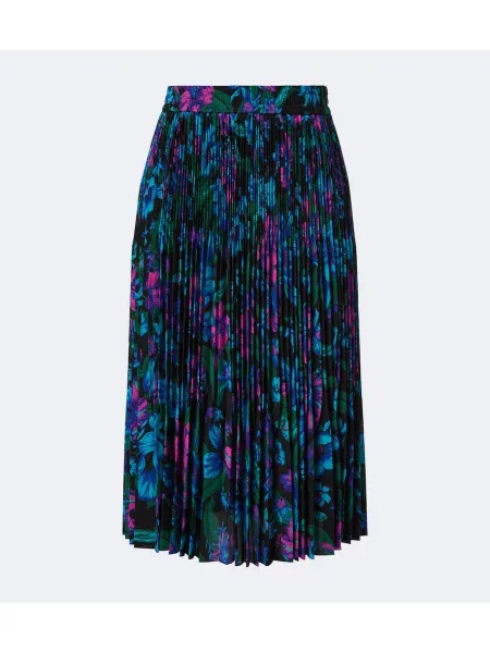 Fustă midi Gucci de mătase cu model floral