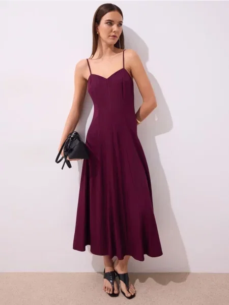 Maxi suknele Mohito ruda