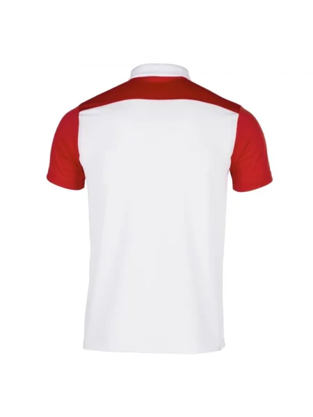 Koszulka polo do tenisa Joma Hobby II biała