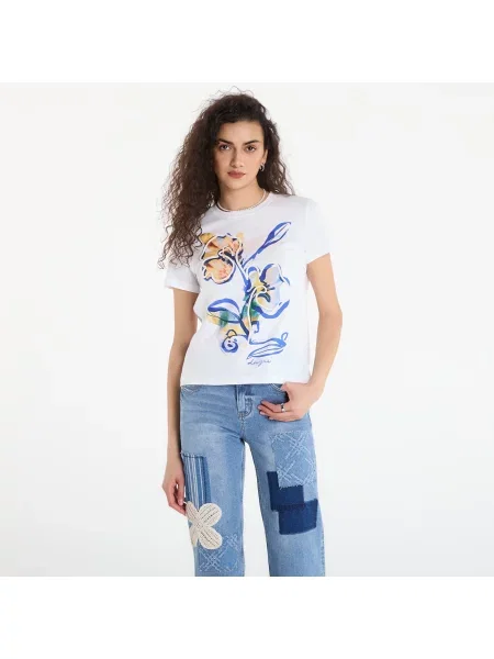 T-shirt Desigual Ts Zurich T-Shirt White L λευκό