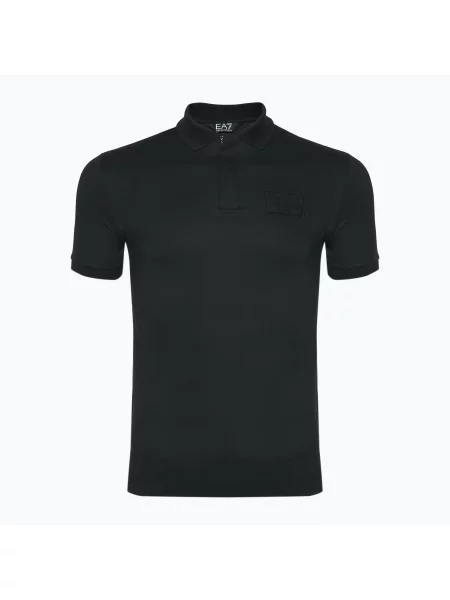 Tričko Emporio Armani Train Lux Polo Modal black černé