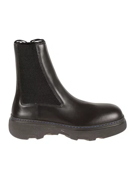 Sztyblety Burberry skórzane czarne