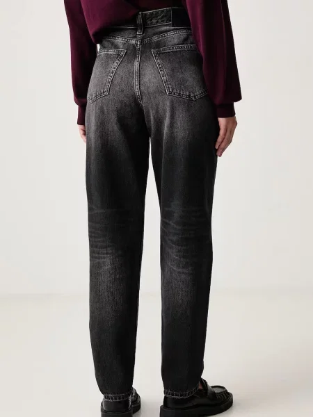 Tommy Jeans jeansy mom fit czarne