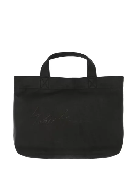 Geanta de piele Discord Yohji Yamamoto din piele negru