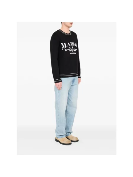 Bluza Mm6 Maison Margiela wełniana czarna