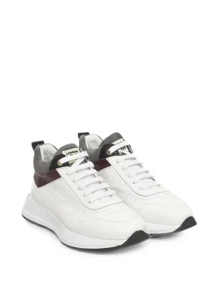 Sneakerși Cerruti 1881 din piele alb