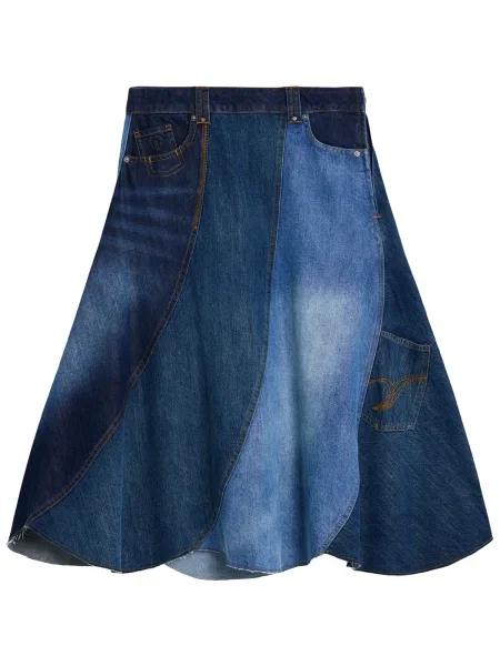 Fustă din denim Desigual negru