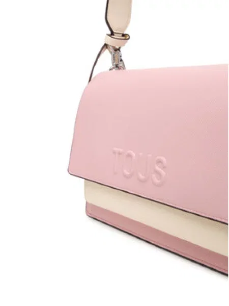 Tous crossbody kabelka dámska z imitácie kože ružová