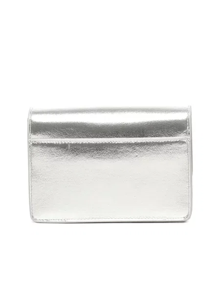 Torebka crossbody V73 skórzana szara