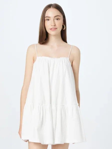 Abercrombie & Fitch Rochie de vară alb