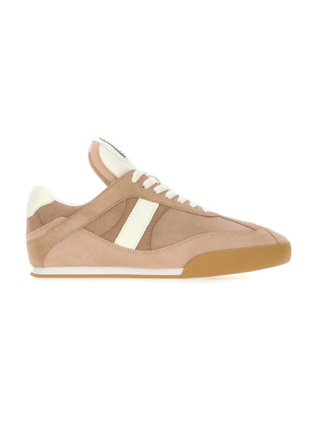 Sneakersy Chloe skórzane brązowe