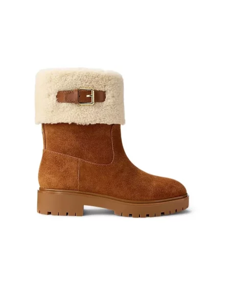 Botki Ralph Lauren brązowe