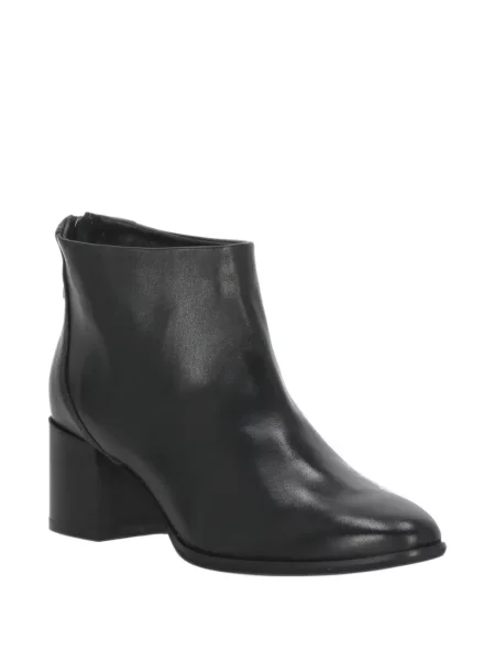 Cizme scurte Julie Dee din piele negru