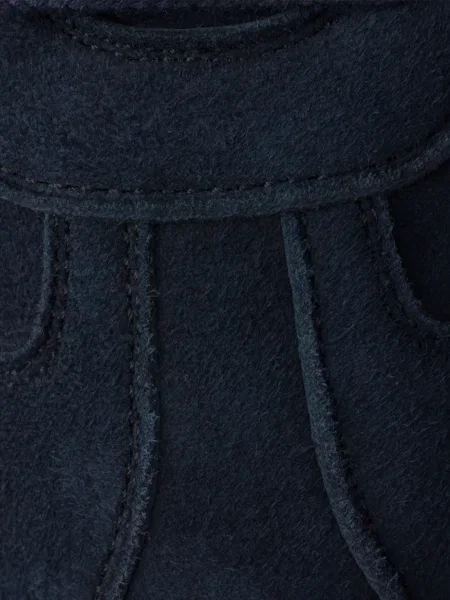 Sneakerși Prada cu șireturi din piele de căprioară negru