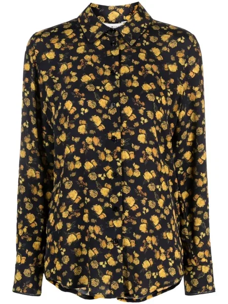 Cămașă Tommy Hilfiger din crep albastru