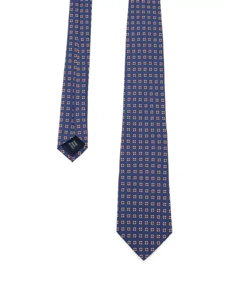 Cravată Polo Ralph Lauren cu broderie albastru