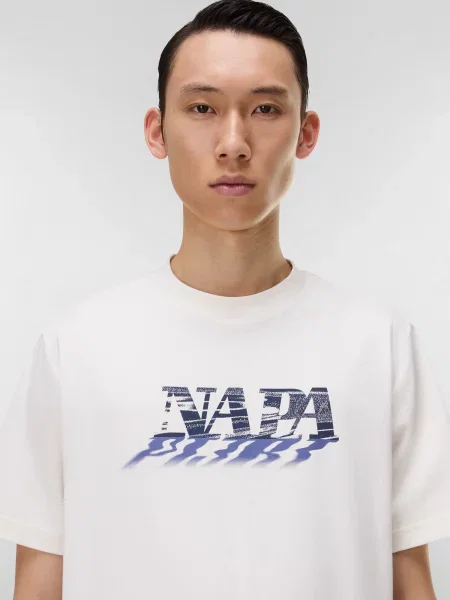 Футболка Napapijri S-LODESTAR білий
