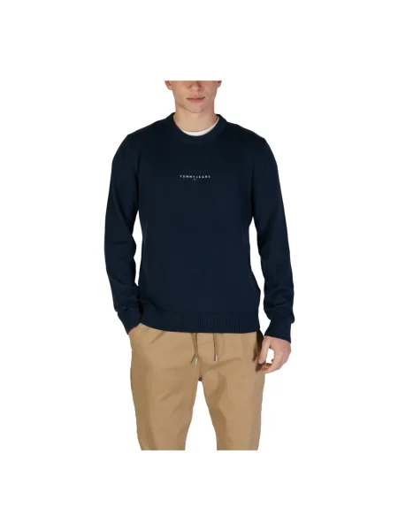Sweter Tommy Jeans niebieski