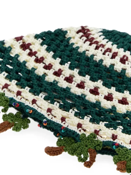 Căciulă Alanui cu broderie verde