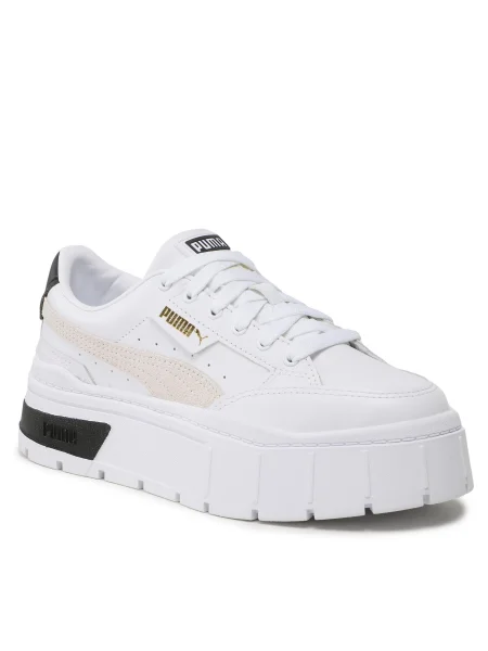 Кожени маратонки Puma Mayze Stack Wns бяло