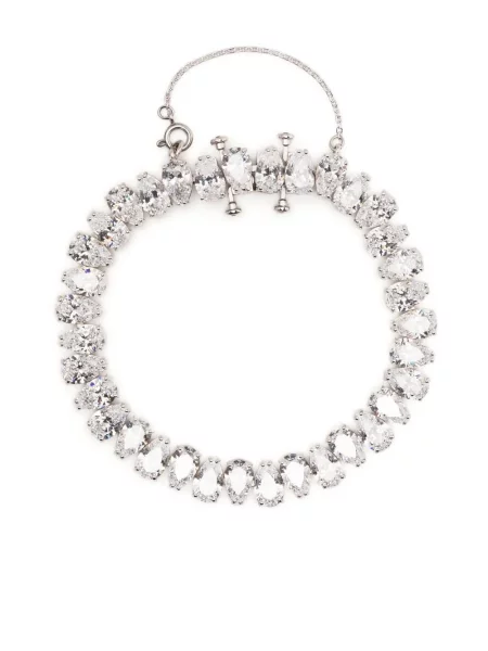 Brăţară Swarovski de cristal argintiu