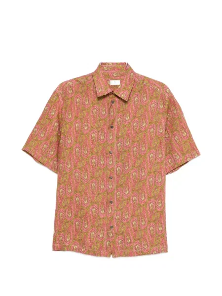 Cămașă Etro cu model paisley roz