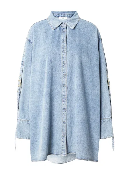 Hoermanseder x About You Rochie tip bluză Lilia deschis albastru