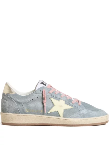 Sneakerși Golden Goose Ball Star din piele de căprioară albastru