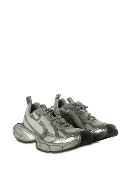 Sneakerși Balenciaga cu șireturi din dantelă gri