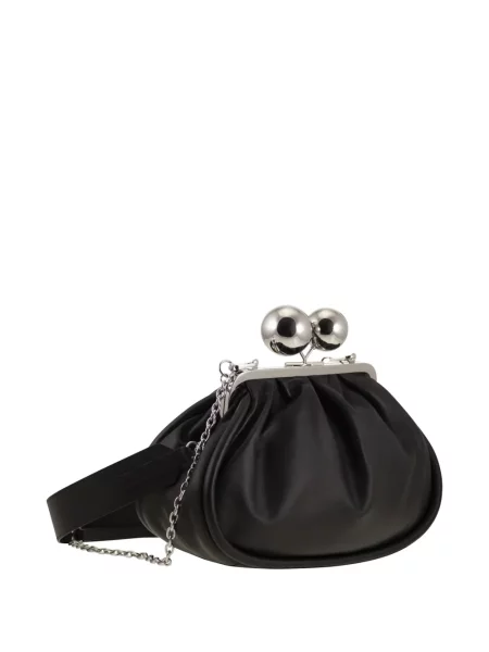 Geantă de călătorie Weekend Max Mara din piele negru