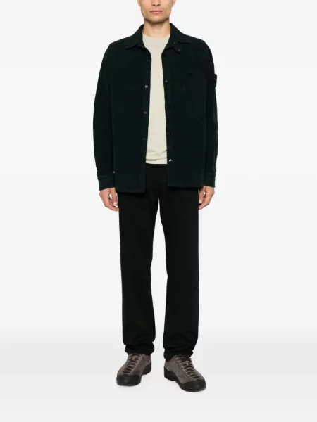 Πουκάμισο Stone Island κοτλέ πέτρες πράσινο