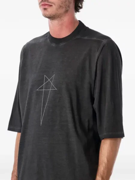 Μπλούζα Rick Owens Drkshdw με σχέδιο μαύρο