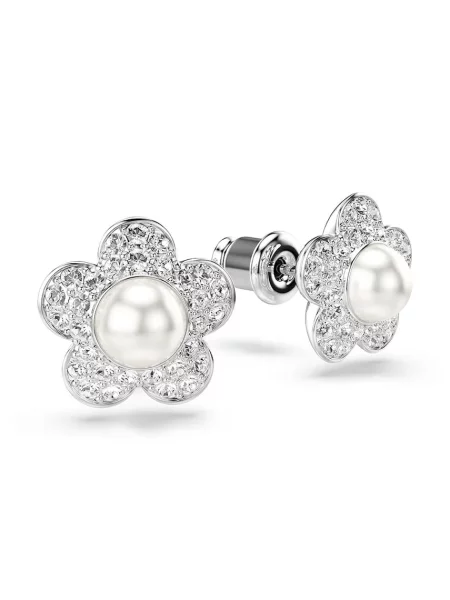 Swarovski Fülbevaló Ezüst fehér