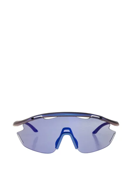 Ochelari de soare Oakley cu imprimeu geometric albastru