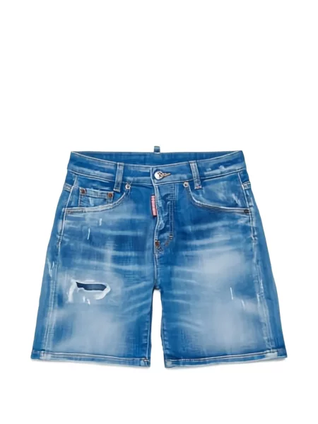 Szorty dziecięce Dsquared2 niebieskie