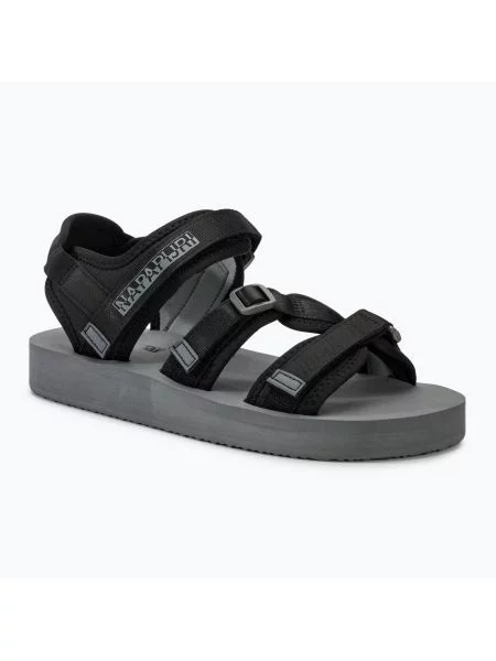 Sandały Napapijri black/grey czarne