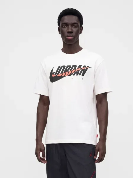 Jordan Tričko Brooklyn Essentials mandarínková / čierna biela