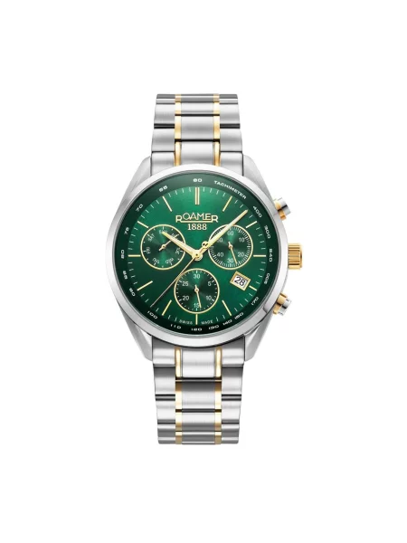 Roamer Analogové hodinky Chronograph Pro Chrono' zelená