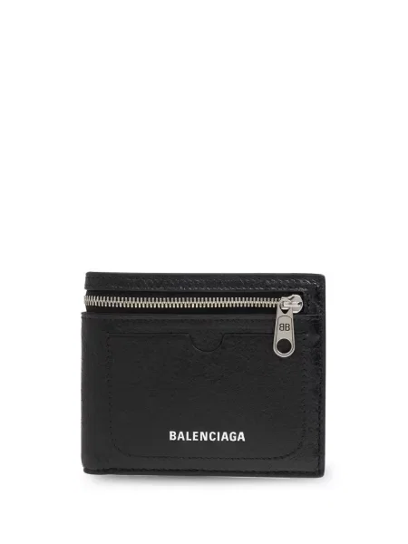 Portofel Balenciaga cu imagine negru