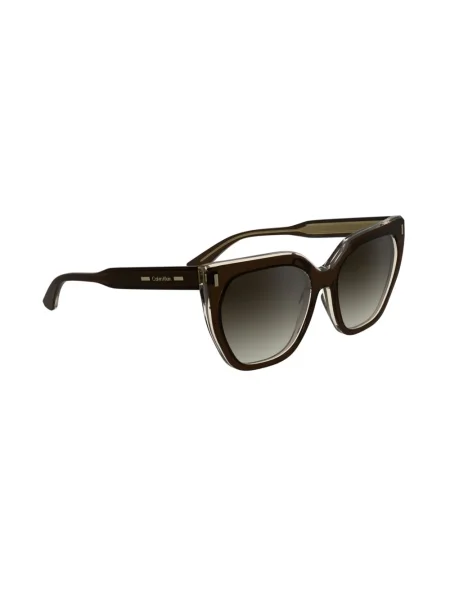Ochelari de soare Calvin Klein maro