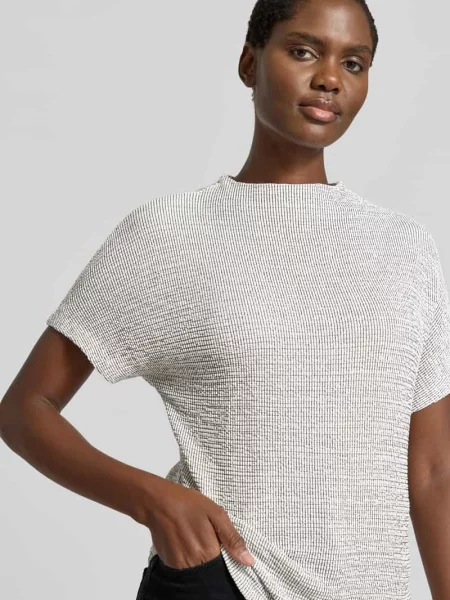 T-shirt z mieszanka z okrągły dekolt model Kutie' Someday czarna