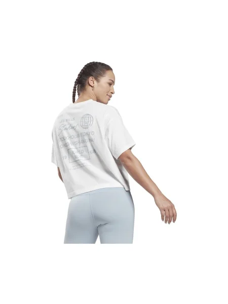 Krátke tričko Reebok Sport biela