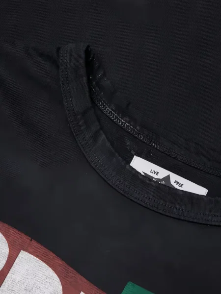 Tricou Barriers cu imagine negru
