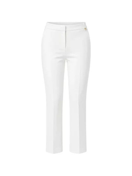 Decupat pantaloni Elisabetta Franchi cu autograf alb