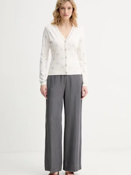 Guess Cardigan Alb bej