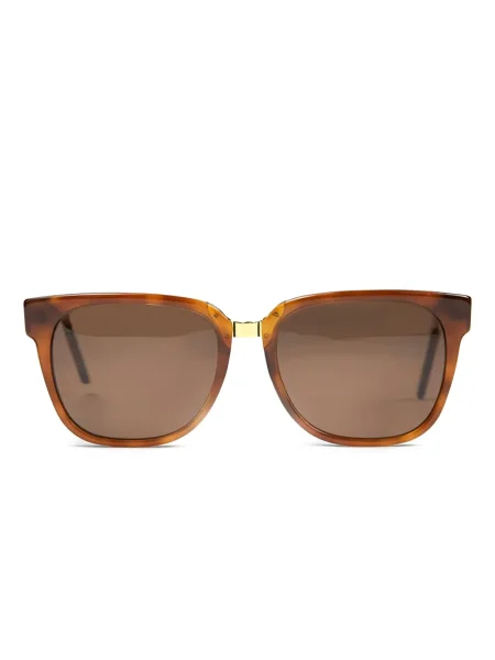 Ochelari de soare Retrosuperfuture cu imagine cu model leopard auriu